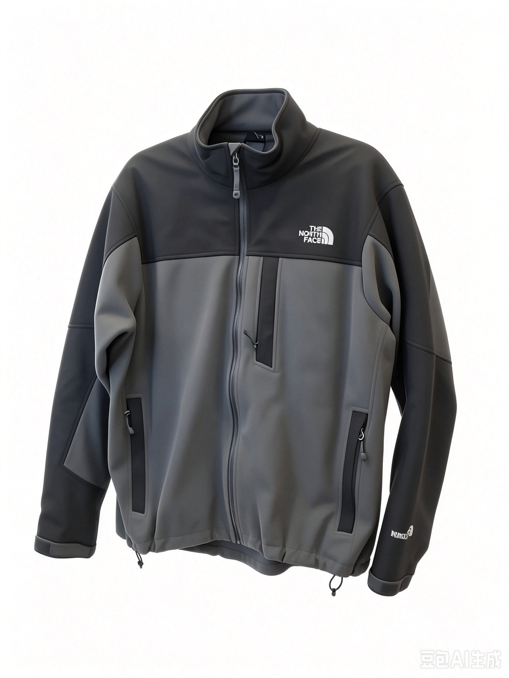 The North Face Men’s Softshell Jacket — Charcoal Gray/Black